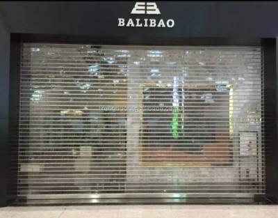 China Security Crystal Shutter Door Transparent Roller Shutter Door for sale