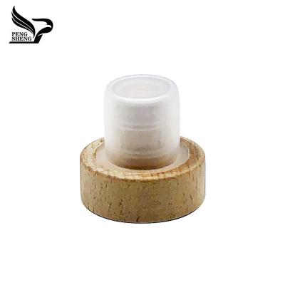 China Non Spill Wood Sealing Caps High Polymer Synthetic Wine Stoppers Bottle Corks for sale