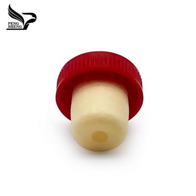 China Non Spill Factory Wholesale High Polymer Plastic Synthetic Cap Cork For Vodka Whiskey Liquor for sale