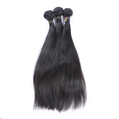 China Full Cuticle Aligend Brazilian Straight Top Remy Natural Human Hair Straight Weave Bundles for sale