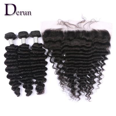 China Deep Wave Qingdao Hair Factory Cuticle Aligned Raw Virgin Mink Brazilian Hair for sale