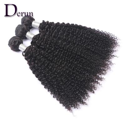 China Wholesale 100% Derun Body Wave Raw Virgin Indian Remy Hair Curly Curly Hair Extensions for sale