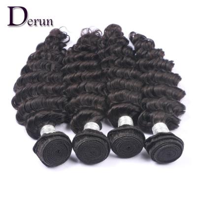 China Raw Deep Wave Virgin Hair, 100% Human Malaysian Cuticle Aligned Hair Dubai, Virgin Mink Deep Wave Malaysian Hair Bundles No Shedding No Tangl for sale