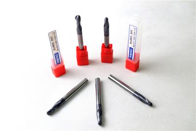 China Custom TIALN Coated Solid Carbide End Mills With Long Shank , High Speed for sale