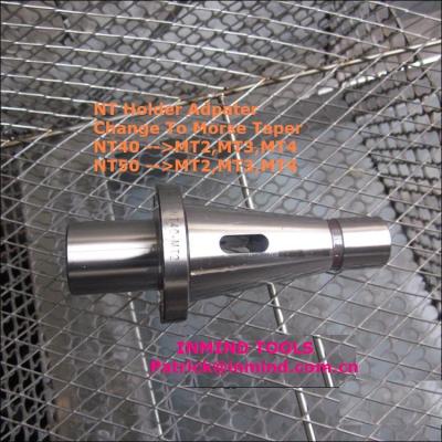 China High Precision Steel CNC Tool Holder , MT2 MT3 Drilling Cutting Tool Holder for sale