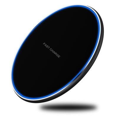 China New Design Qi-certified 10W Fast Wireless Charger for Samsung/iPhone/Huawei for sale