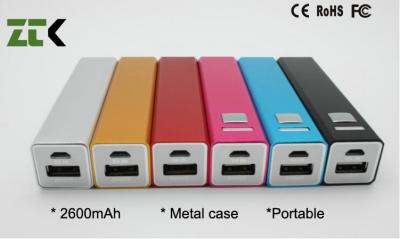 Cina La mini Banca 2600mah di potere del rossetto universale per il telefono cellulare/IPod in vendita