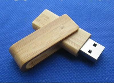 China OEM Super Mini Wood Swivel USB Flash Drive 32GB With Grade A Chip for sale