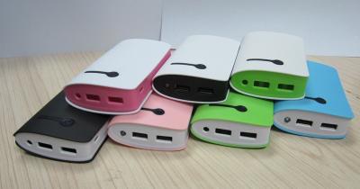 China Professional Dual USB Power Bank 6600mAh For  Iphone , PSP , MID for sale