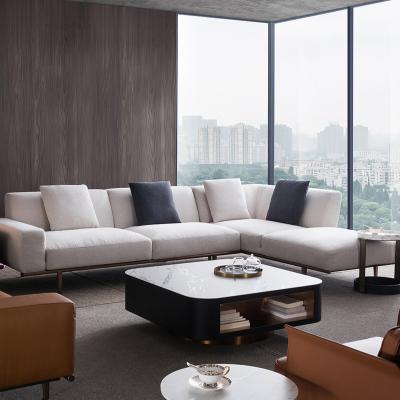 China modern style living room sofa set Italian style, modern design, villa sofa set with high quality made in China for sale