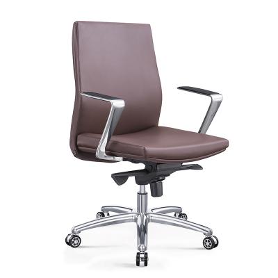 China Factory Direct Selling Best High Design Adjustable Ergonomic Office Chair Executive Back Chair Computer Swivel Chair Boss PU Chair for sale