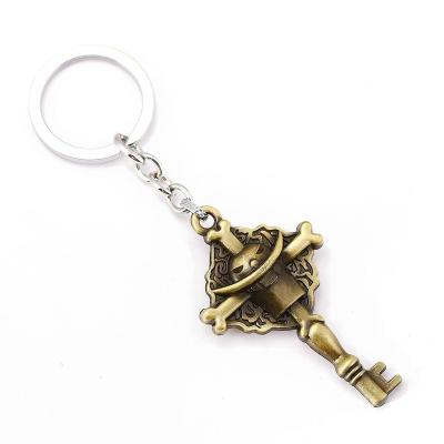 China Fashional Souvenir Gifts Custom HGolographic Printing Double Sided Acrylic Key Chain Hanging Ornaments for sale