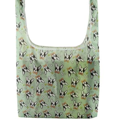 China Customized Customized Printed Foldable Portable Large Capacity Shopping Bag Portable Storage Bag for sale