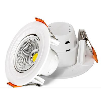 China Modern Best Selling ABS PC Material Led Ceiling Light 3w Detachable Adjustable Angle Recessed COB Led Downlight for sale