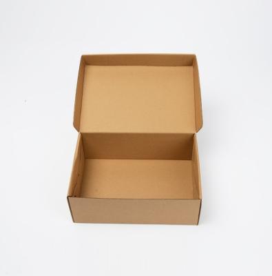 China Underwear Biodegradable Brown Kraft Paper Packaging Corrugated Shipping Box for sale