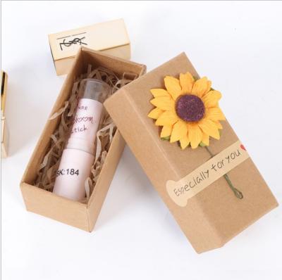 China Wholesale Biodegradable Cosmetics Box Lipstick Mascara Gift Box Essential Oil Perfume Bottle Color Box for sale