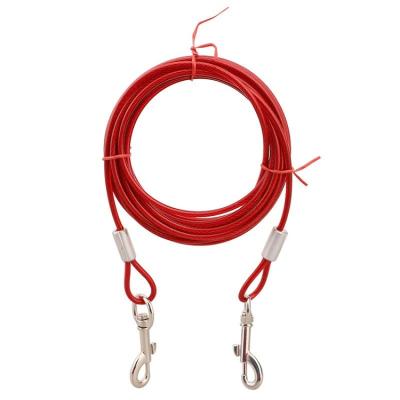 China Custom Hot Popular Modern Design Pet Leash Steel Wire Material Wholesale Pet Traction Rope for sale