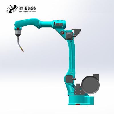 China Building Material Stores China Cat MIG Robot Arm 6 Axis Welding Robot Arm Industrial Automatic Welding Robot New for sale