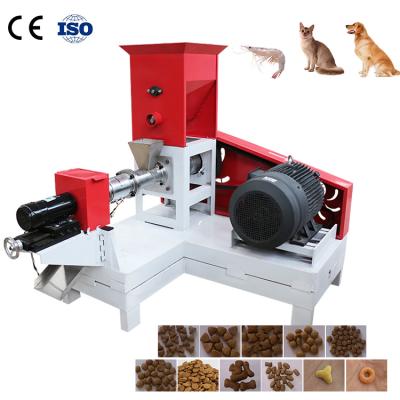 China Long Maintenance Time Small Animal Floating Pellet Making Machine 1-10t/h Soybean And Corn 6 Ton Per Hr Fish Feed Extruder for sale