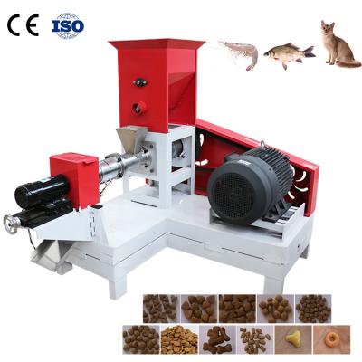 China Long Maintenance Time 300 Kg Per Hour Pellet Floating Soy And Corn 6 Ton Hr Fish Feed Extruder for sale