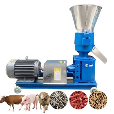 China Make Animal Feed Horse Pellets Scare Duck Food Making Fish Extruder Pullet 500kg/h Animal Feed Pellet Machine For Sale for sale