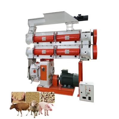 China Make Floating Animal Feed Nigeria Poultry Fish Feed Pellet Flat Die Granulator Making Fertilizer Pellets for sale