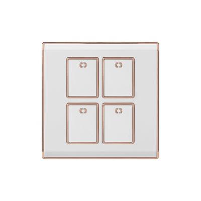 China Bangladesh Style PC White Color Flat Switch Electrical Switch Sockets for sale