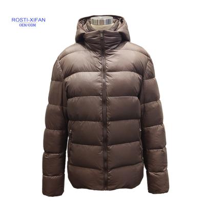 China New Style Breathable Hot Sale Winter Outwear Warm Men's Same Duck Down Jacket With Hood for sale