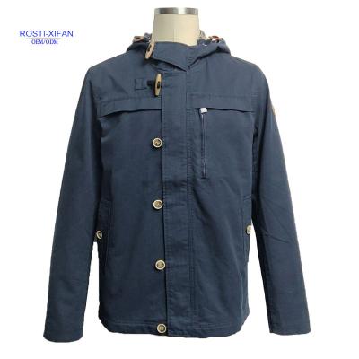 China Breathable Jackets Spring Mens Youth Clothing Navy Blue Cotton Causal Jacket for sale