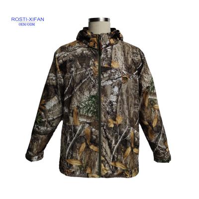 China Breathable Windproof Camouflage Hunting Jacket Anorak Custom Feature To Waterproof Camouflage Outerwear for sale