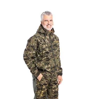 China Striped Breathable Fleece Camouflage Hunting Jacket For Men Camouflage Clothes for sale