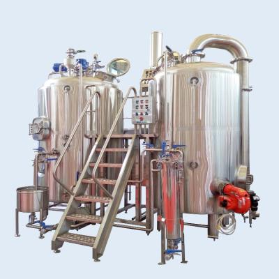 China Factory Brewery 500l Direct Fire Beer Brewing System For Factory for sale