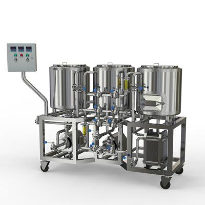 China 100L Hotels Micro Beer Brewhouse For Home Brew With Whole Set Of Fermentation Vessel For Sale for sale