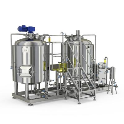 China Restaurant 500l 1000l Beer Brewing Equipment Grain Fermenter Production Draft Beer Making Machine for sale