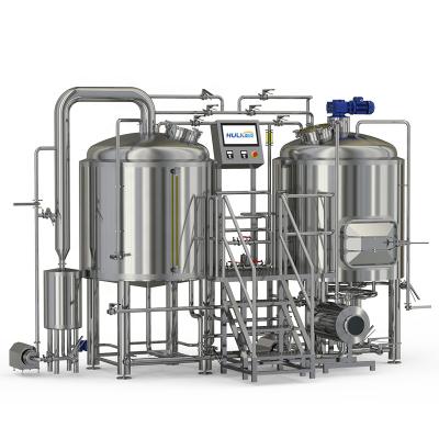 China Factory Micro Brewery 500L 2 Vessel Semi-automatic Beer Brewery Turnkey Equipment for sale