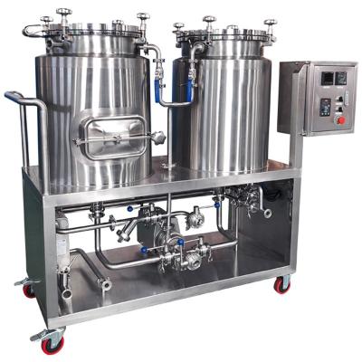 China food & Beverage Plant 100l Fermenter System Beer Kettle Tank For 100l Beer Brewery for sale