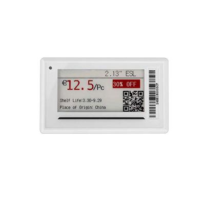 China New Design 2.9inch BLE 5.0 ABS E-ink Display System E-Paper Price Tag Electronic Shelf Label zu verkaufen