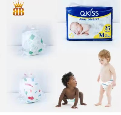 China Q.Kiss Diaper Non-Woven Fabric Hydrophilic Hydrophobic Fast and Sufficient Absorption Core for sale