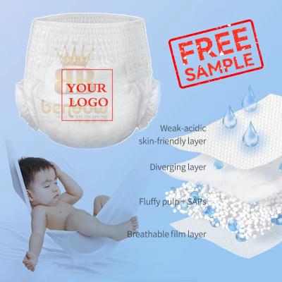 China Disposable Private Label Baby Pull Up Pant Diaper Training Diapers for Sale for sale