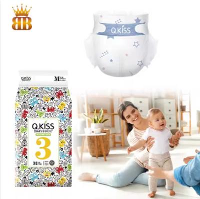 China Super Absorbent Good Material Diaper with Magic Tape for sale