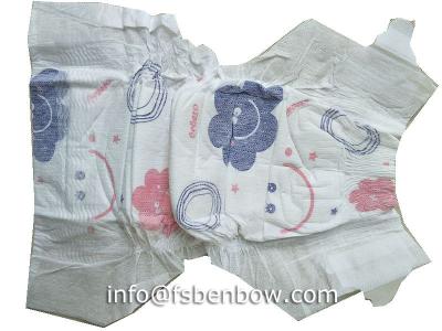 China Velcro Diaper Premium Breathable Baby Diaper for sale