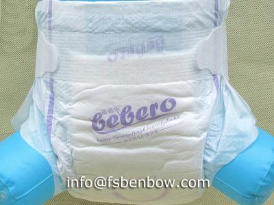 China Velcro Diaper Eco Biodegradable A Grade Quality Baby Diaper for sale