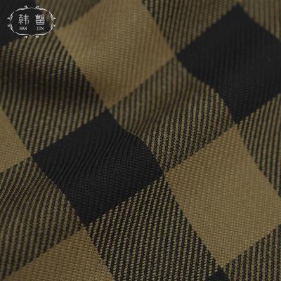 China Wool and Silk Plaid Cloth Fabric, Blue and White in Worsted Wool Spring and Autumn Fashion Cloth 350g DIMENSIONAL Plaid Cloth for sale