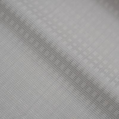 China Small spot DIMENSIONAL white lattice jacquard spring suit fabric, worsted wool blended fabric, fashion woolen fabric for sale