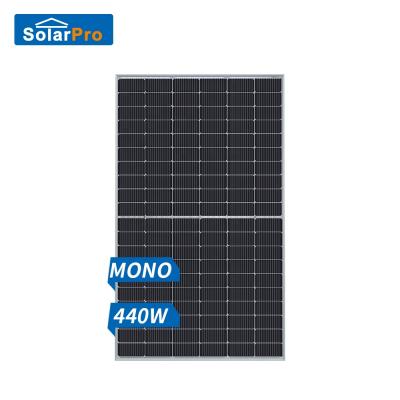 China Mono Solar Powered Perc Panel Price Golden Sun Half Cells 440w 450w 455w 1909*1134*35 mm for sale