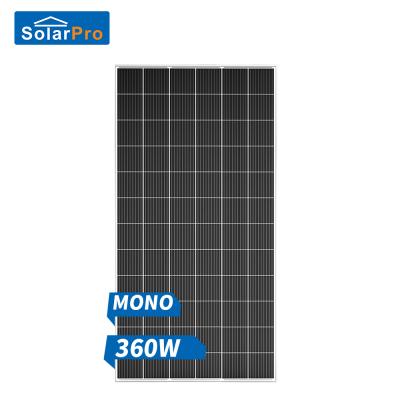 China Newest Technology High Efficiency Sun Power Panels MONO MONO SP360M-36V Solar Modules for sale