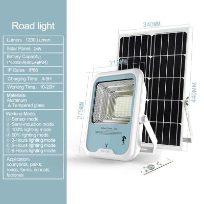 China IP66 waterproof outdoor solar garden street light 30W 60W 100W 200W led solar folld light for sale