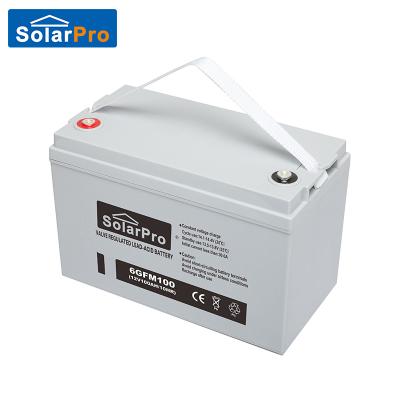 China Solar system deep cycle battery 12V 100ah enerygy saving battery for offgrid solar system for sale