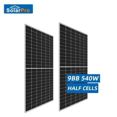 China 2021 Solar Panel Cost 550w 545w 540w High Efficiency Sun Power Modules 2256*1134*35 mm for sale