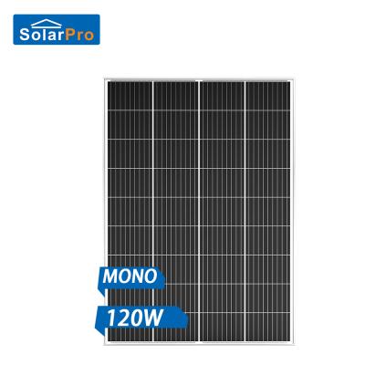 China mono solar panel 5bb 9bb 120w solar control system modules 1030 x 680 x 30 mm for sale